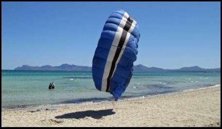 3 curso aprender a bajar kites en Mallorca en Julio