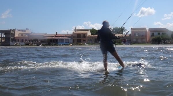 5 Es Barcares y Sa Marina curso de kite en Pollensa Mallorca con Rita viento en Alcudia