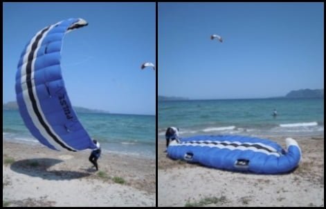 aprender kitesurf en Alcudia con foils flysurfer