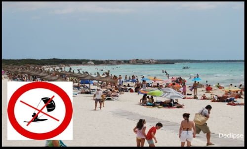 Sa Rapita ne pratique pas le kitesurf