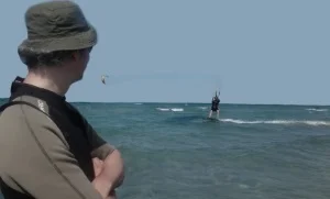 dernière étape de notre kite course
