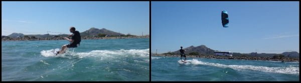2 Lektionen und Arten von Kitesurfen im Mai in Alcudia