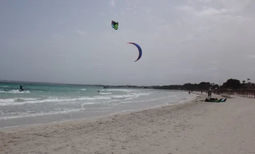 3 SSW vent Alcudia ecole kitesurfing mallorca apprendre kitesurf juillet