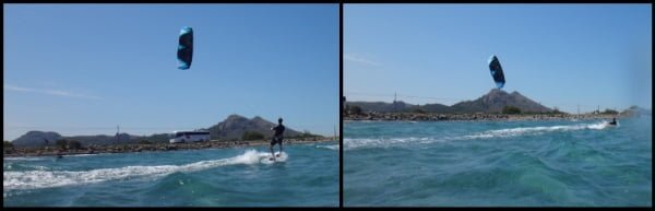 4 Sa Marina kiteschool Alcudia en mai Peder premier 300 mètres