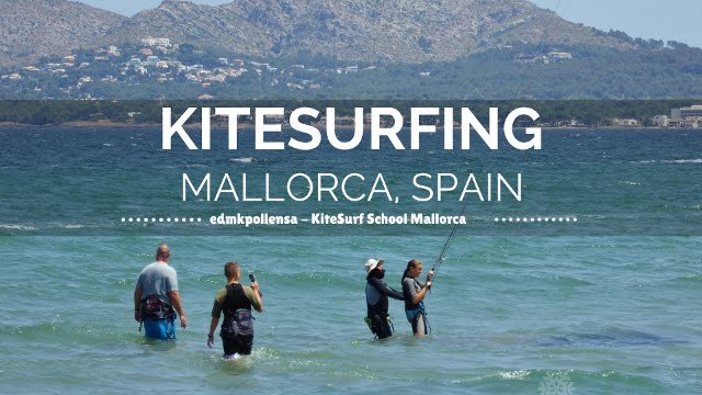Learning to Kitesurf Mallorca Spain - Alcudia, Puerto Pollensa, Kiteboarding. Read more on WagonersAbroad.com