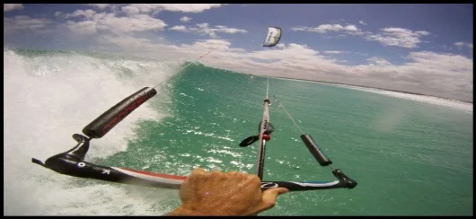 kite fall on the waves what to do