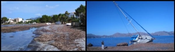 last summer surprise a storm in Pollensa