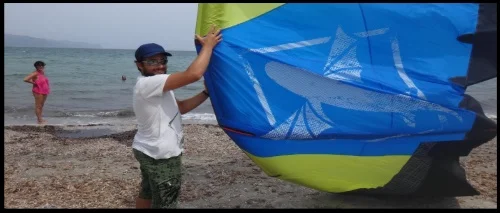 different degress of launching regarding the type of kite