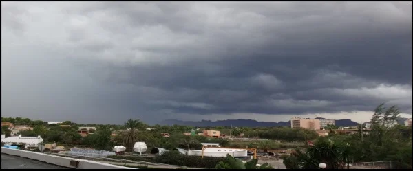 the storm - no kite lessons in Mallorca