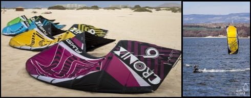 1 flysurfer first tube kite The Cronix Mallorca kiteschool