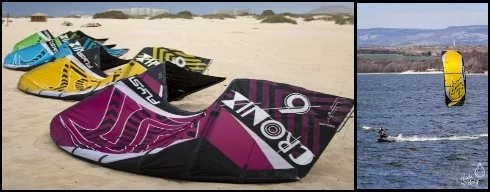 1 flysurfer first tube kite The Cronix Mallorca kiteschool
