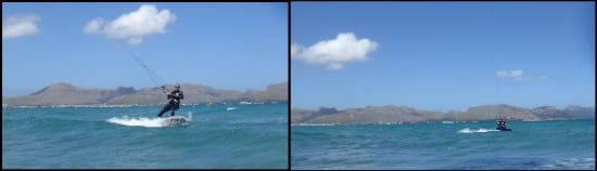 4 cometas flysurfer kite school Caroline clases de kitesurf en Mallorca aprenden en dos días