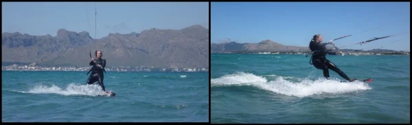 6 Flysurfer Kiteboard XL Flysurfer Cours de kite à Majorque Juillet meilleur Kiteschule Mallorca