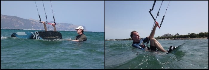 Erste woche Juli, wenn wir Wolfgang empfangen Mallorca kiteschool