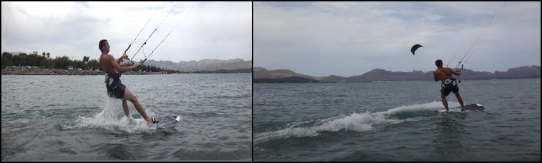 Kitesurf school in Sotero Mallorca Our friend took the 3 hours of kite