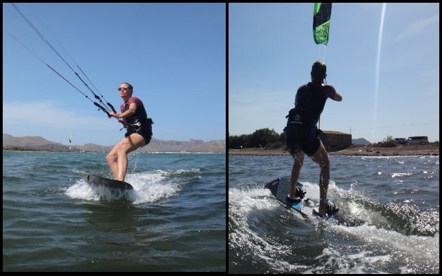 beste monate für kiten lernen auf Mallorca Juni Juli und August
