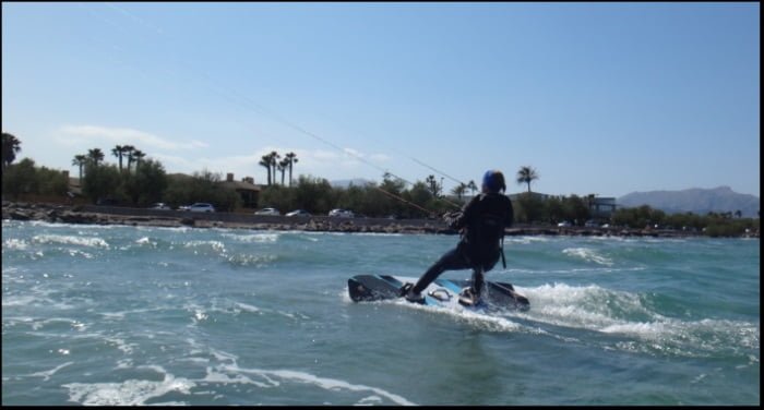 clases de kitesurf en Pollensa Agnieszka despues de 6 horas de curso