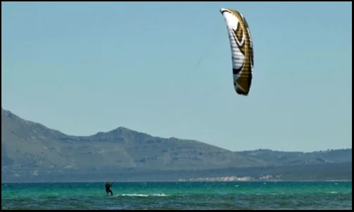 1 flysurfer kite foil Speed 3 de 21 metros kitesurfing mallorca escuela de kite en Pollensa y Alcudia