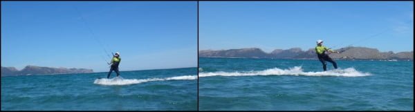 2 cursos de kitesurf Can Pastilla dirigirse a la bahia de Pollensa