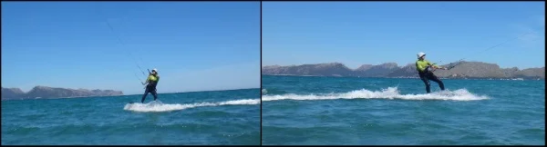 2 cursos de kitesurf Can Pastilla dirigirse a la bahia de Pollensa