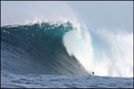 70 pies de ola Cortes Bank