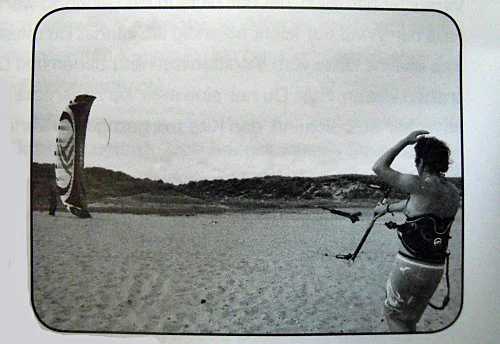 bajando el kite signo internacional