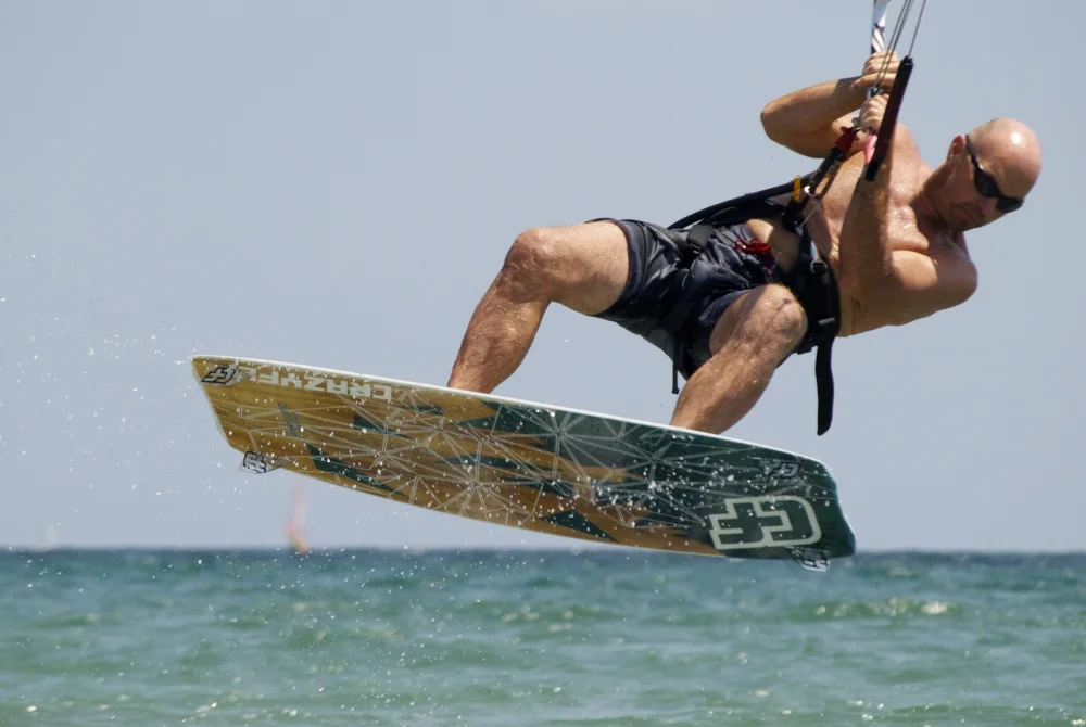 3 aterrizando el backloop viento en Pollensa Mallorca en Junio
