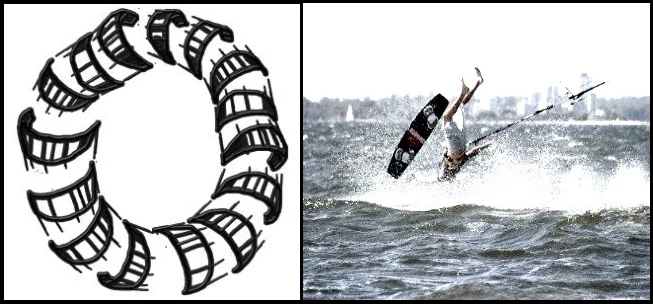 kiteloop accident learn kitesurfing in Mallorca with the best kiteschool in July