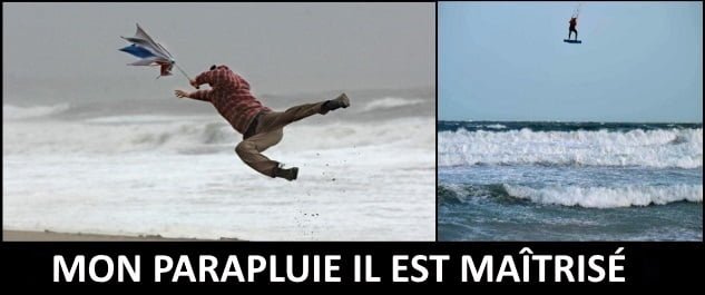 mon parapluie, il est également maîtrisé