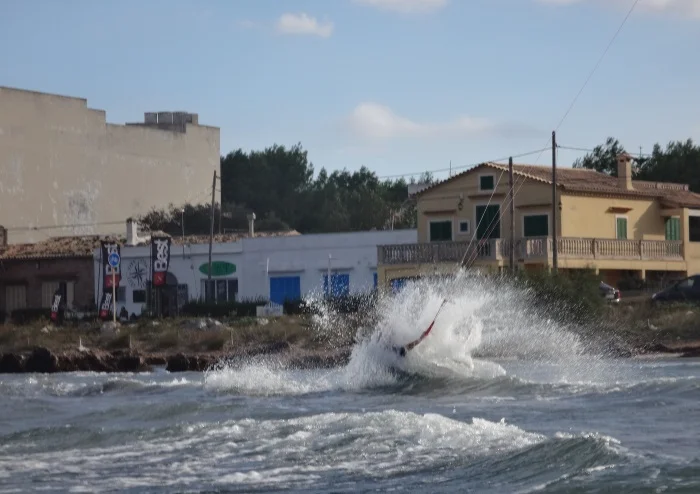 10 parando bruscamente - peligros del kitesurf