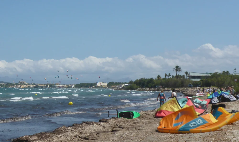 la playa kite spot Mallorca